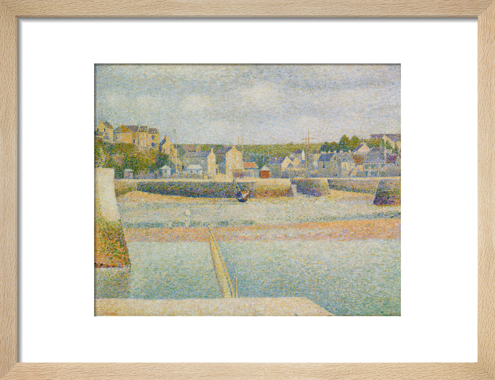 Port-en-Bessin - The Outer Harbour (Low Tide) (art print, small, natural)