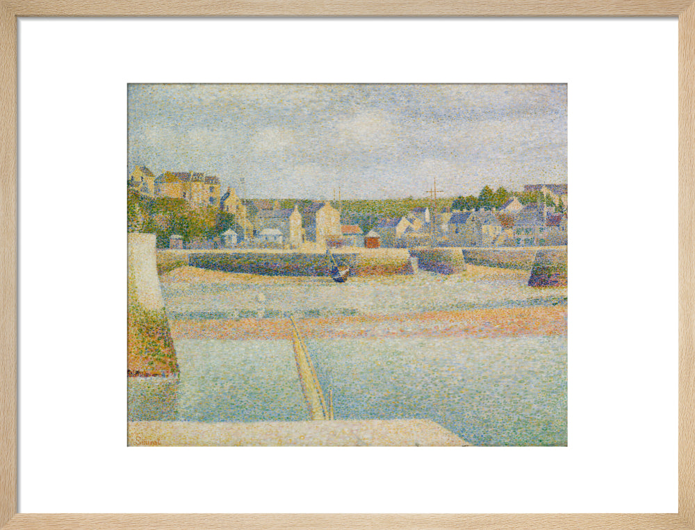 Port-en-Bessin - The Outer Harbour (Low Tide) (art print, medium, natural)