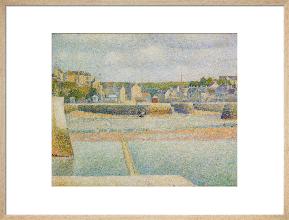 Port-en-Bessin - The Outer Harbour (Low Tide) (art print, large, natural)