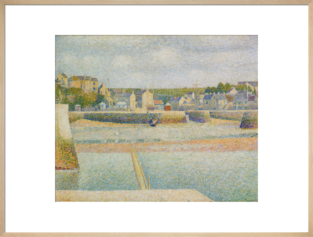 Port-en-Bessin - The Outer Harbour (Low Tide) (art print, extra large, natural)
