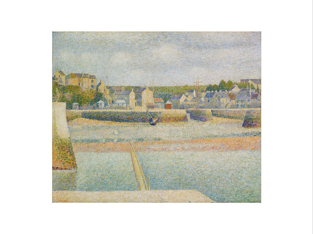 Port-en-Bessin - The Outer Harbour (Low Tide) (art print, medium, unframed)