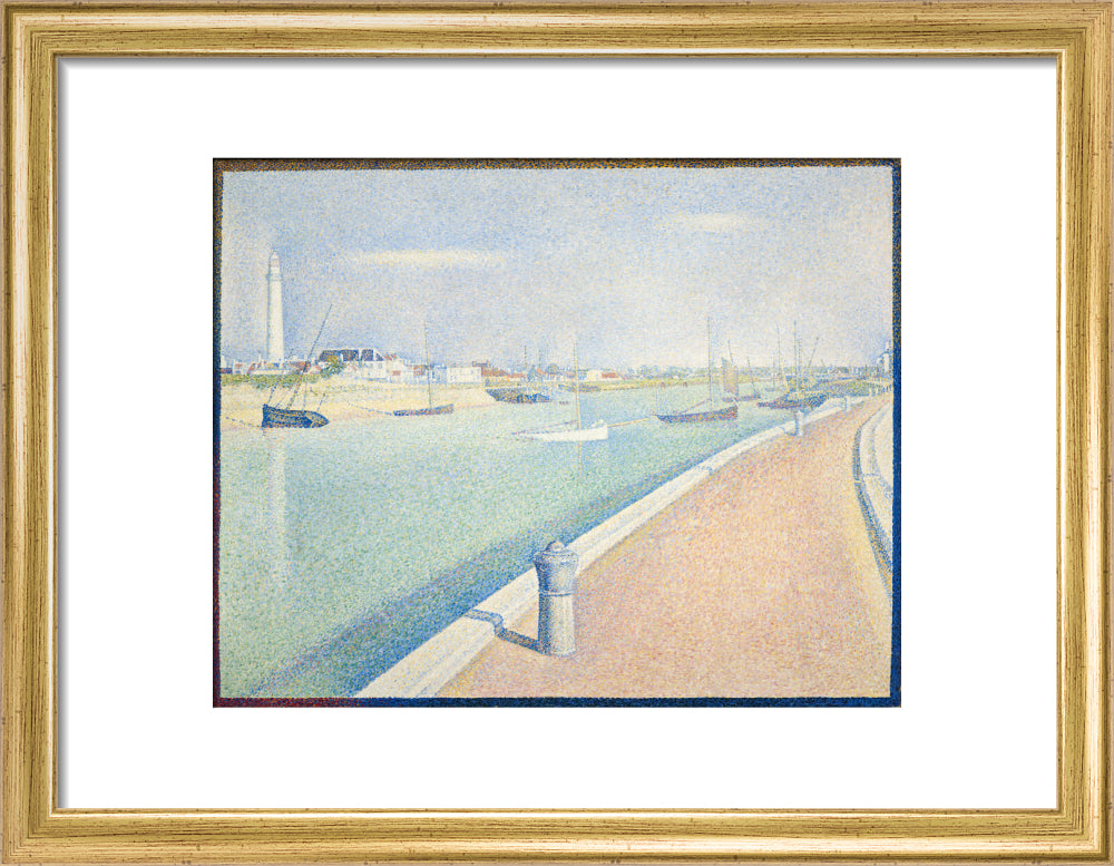 The Channel of Gravelines: Petit-Fort-Philippe (art print, small, gold)