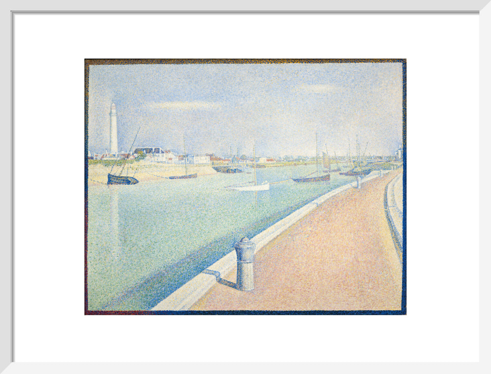 The Channel of Gravelines: Petit-Fort-Philippe (art print, medium, white)
