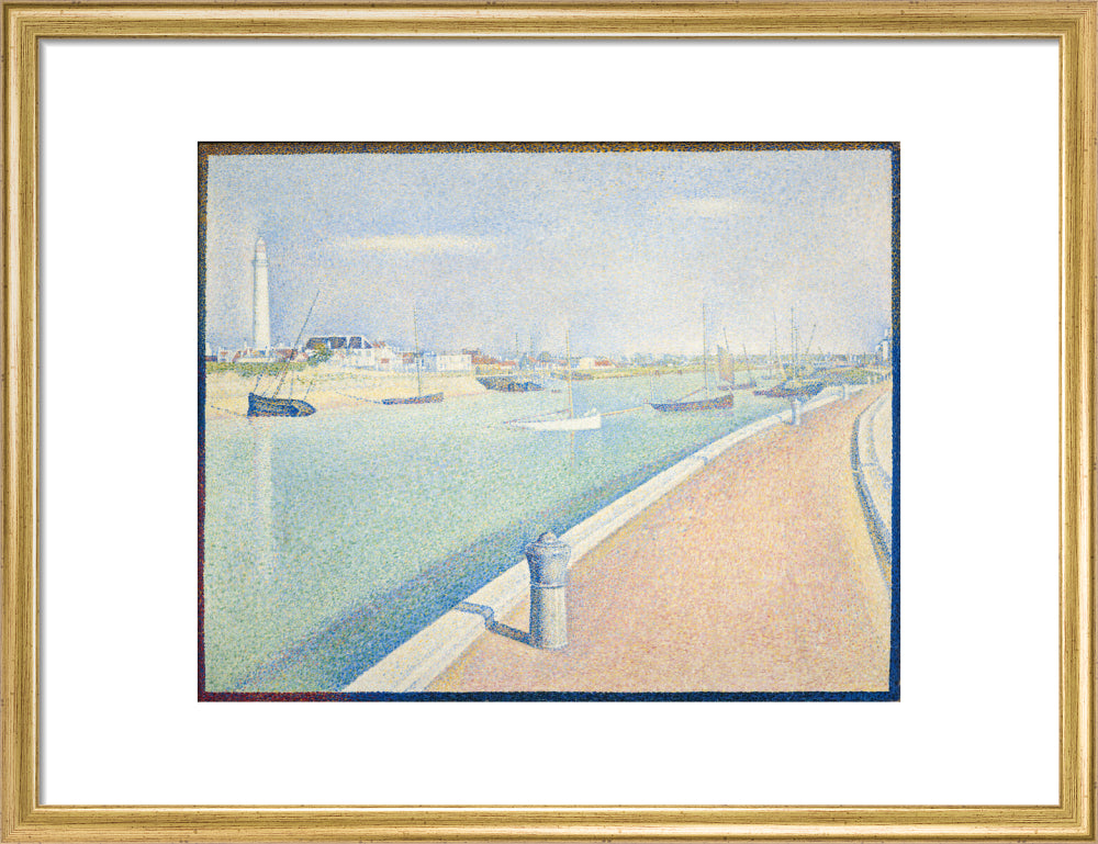 The Channel of Gravelines: Petit-Fort-Philippe (art print, medium, gold)