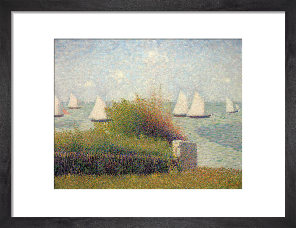 The Roadstead of Grandcamp (art print, small, black)
