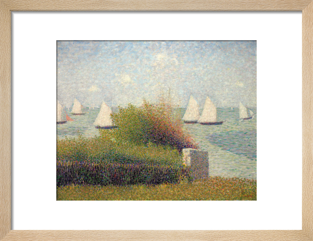 The Roadstead of Grandcamp (art print, small, natural)