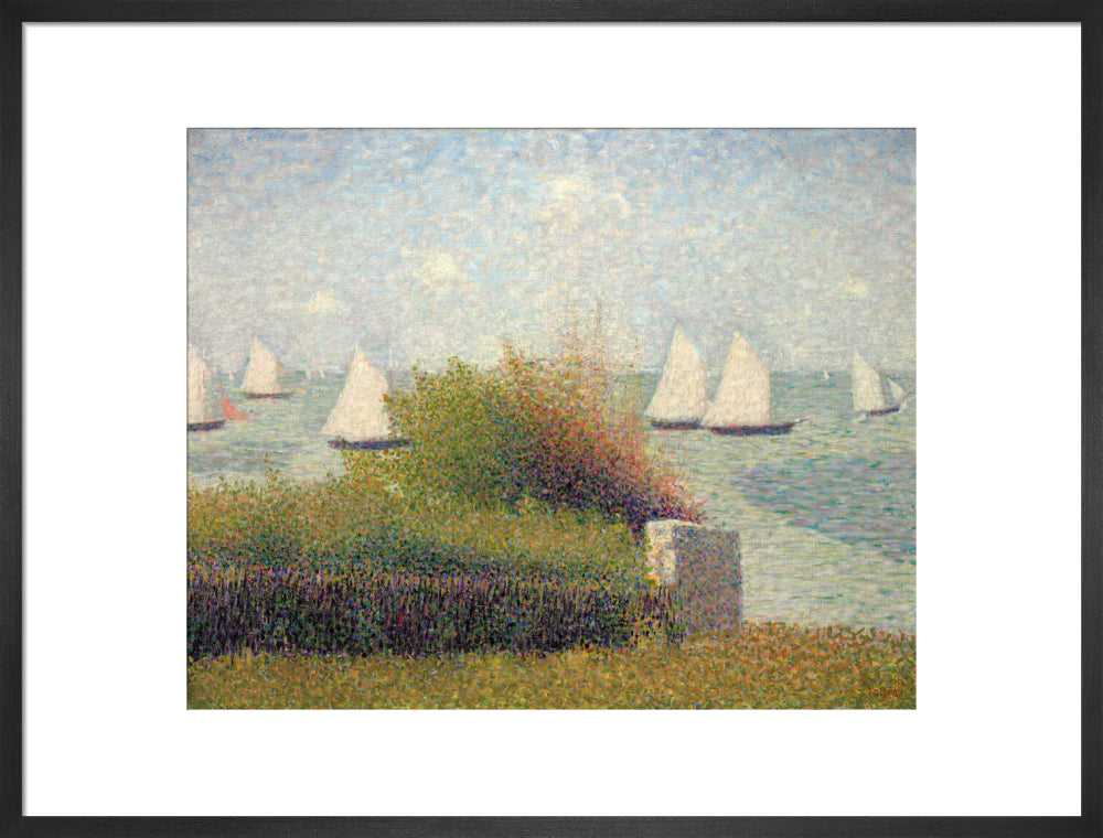 The Roadstead of Grandcamp (art print, large, black)