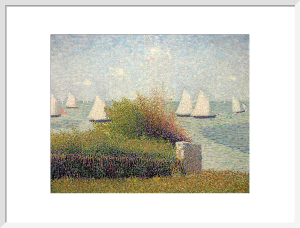 The Roadstead of Grandcamp (art print, large, white)