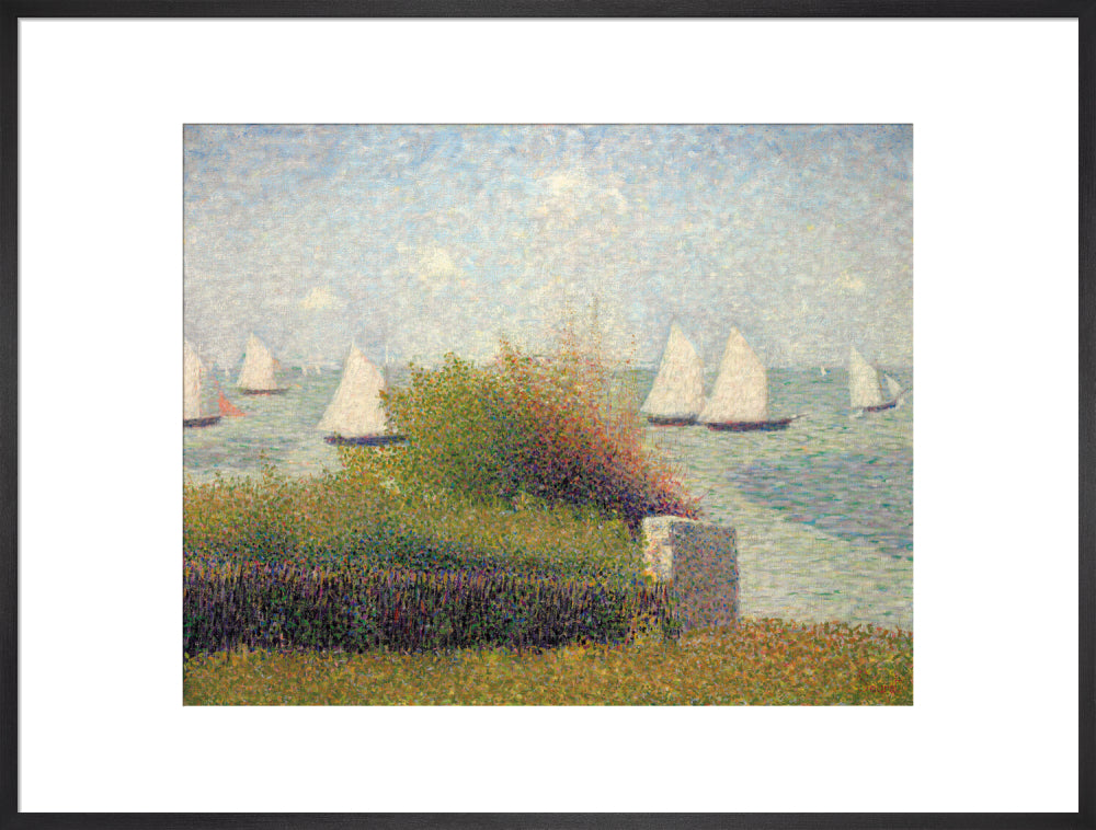 The Roadstead of Grandcamp (art print, extra large, black)