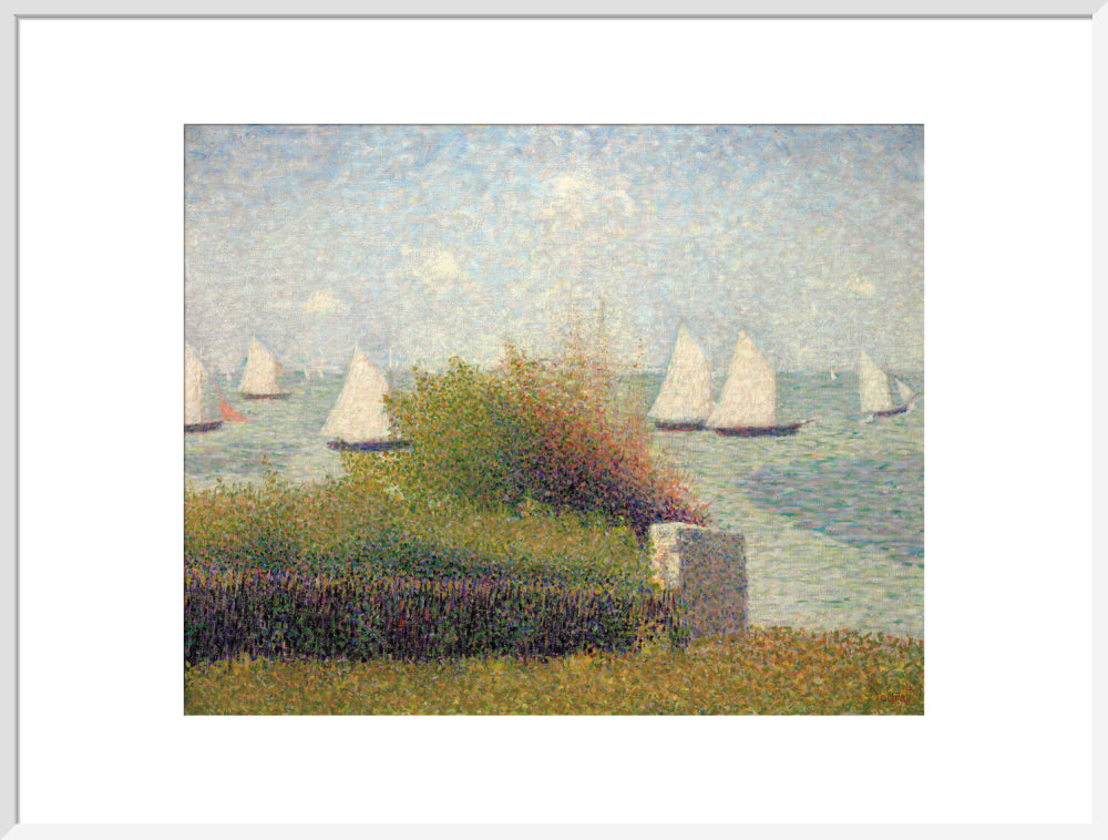 The Roadstead of Grandcamp (art print, extra large, white)