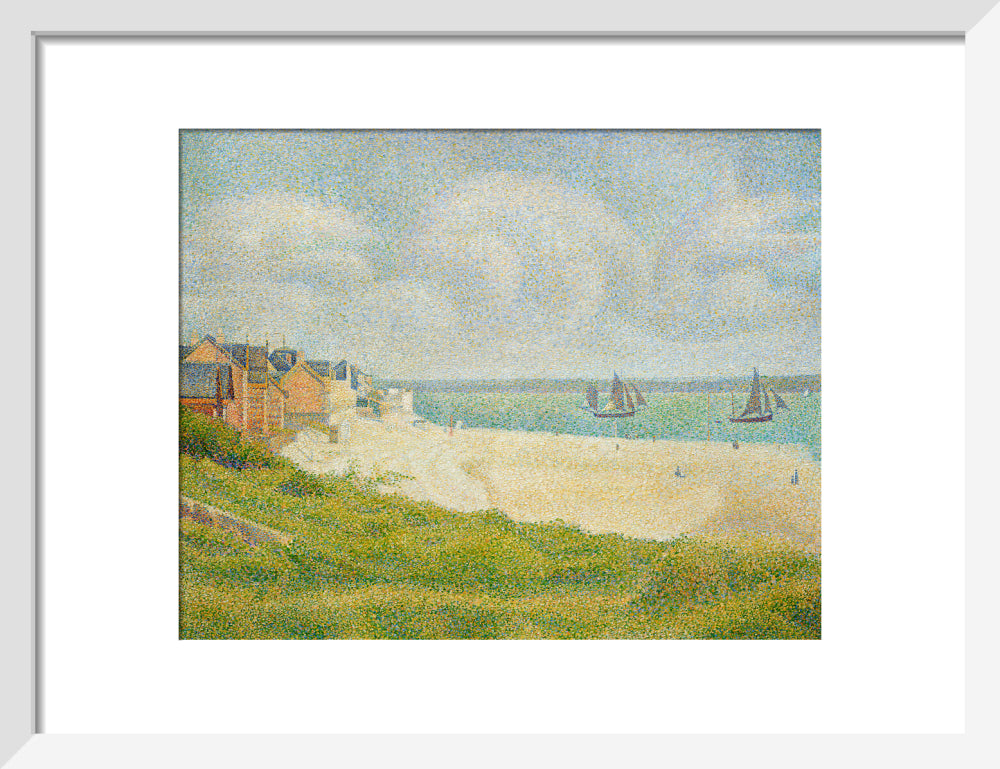 Le Crotoy (Downstream) (art print, small, white)