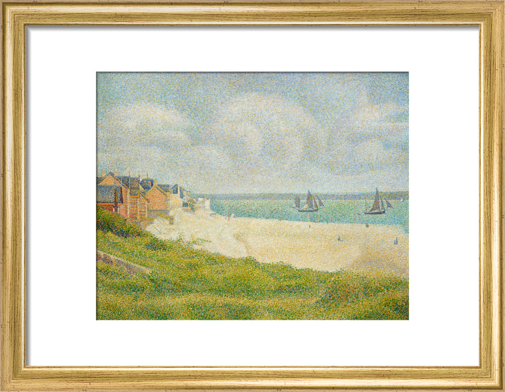 Le Crotoy (Downstream) (art print, small, gold)