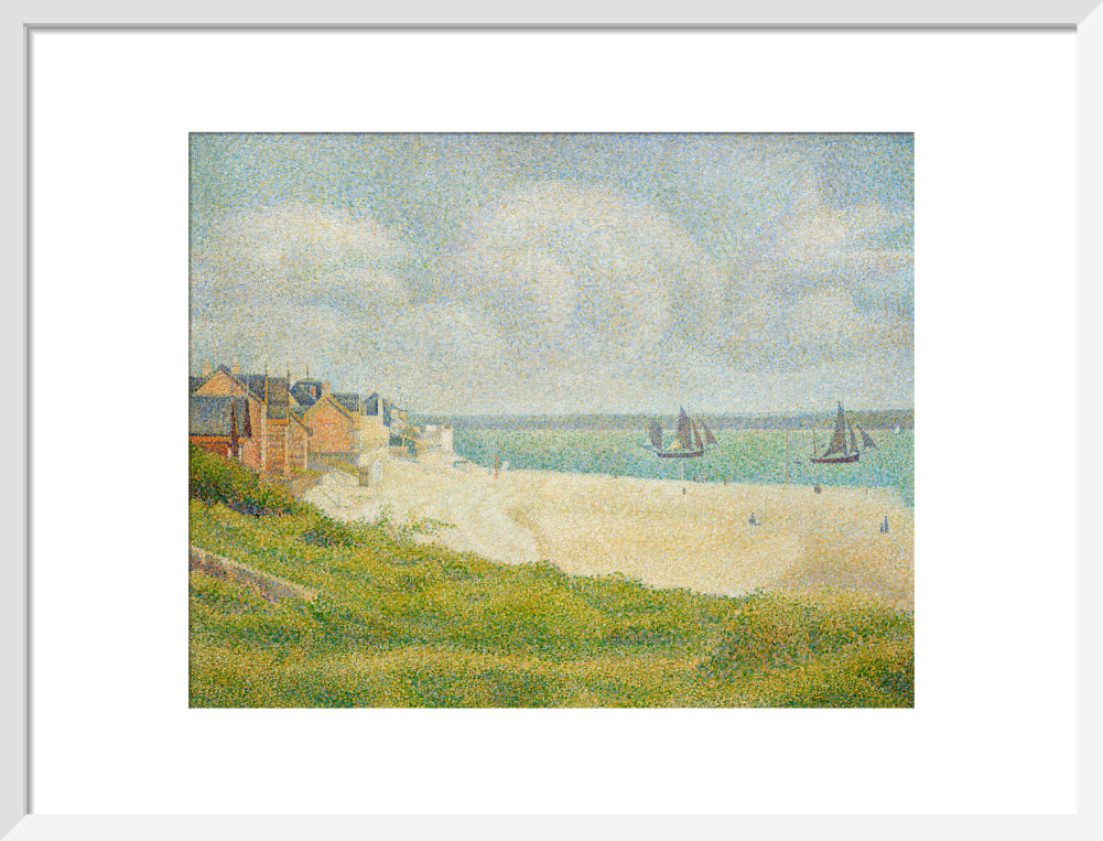 Le Crotoy (Downstream) (art print, medium, white)