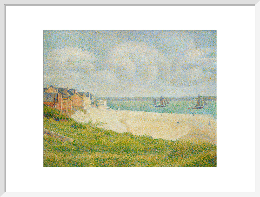 Le Crotoy (Downstream) (art print, large, white)