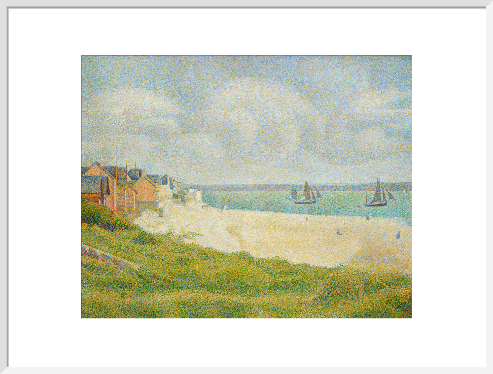 Le Crotoy (Downstream) (art print, extra large, white)