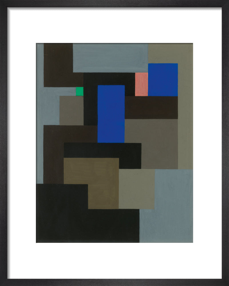 Composition (art print, small, black)