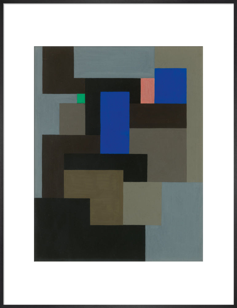 Composition (art print, extra large, black)