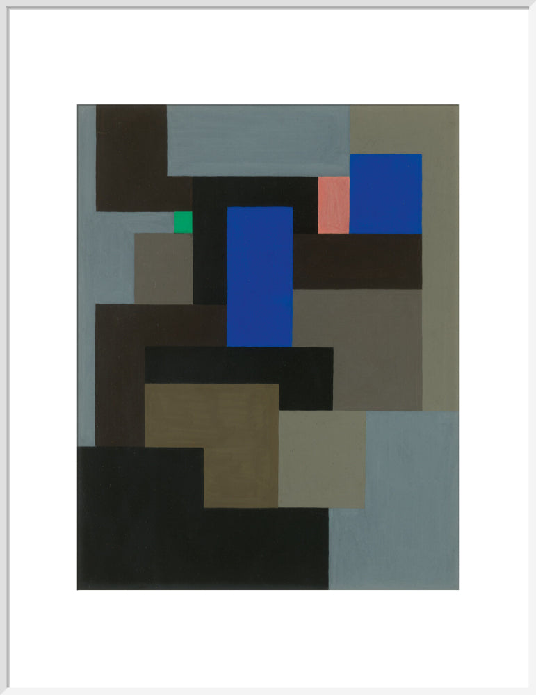 Composition (art print, extra large, white)