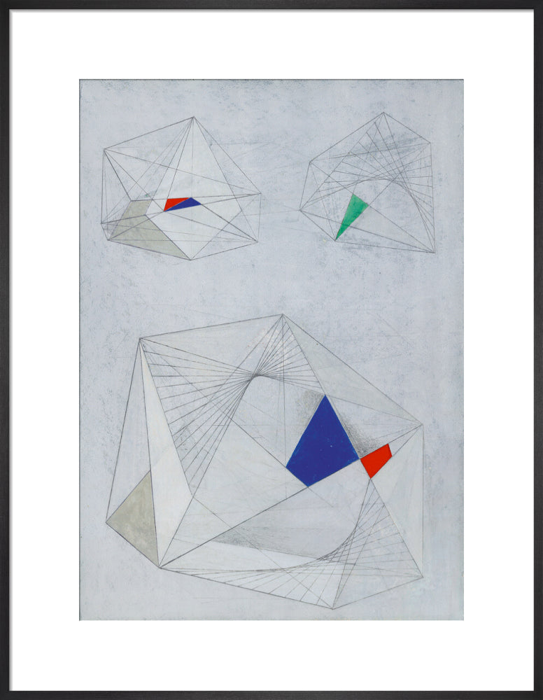 Drawing for Sculpture with Colour (art print, large, black)