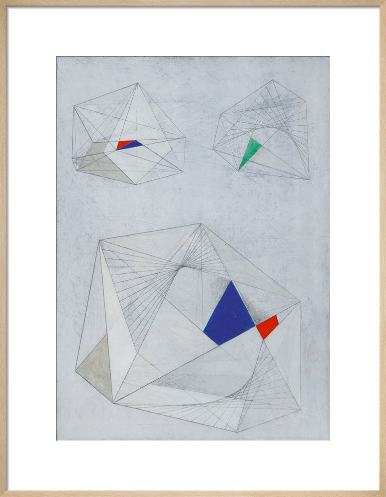 Drawing for Sculpture with Colour (art print, large, natural)