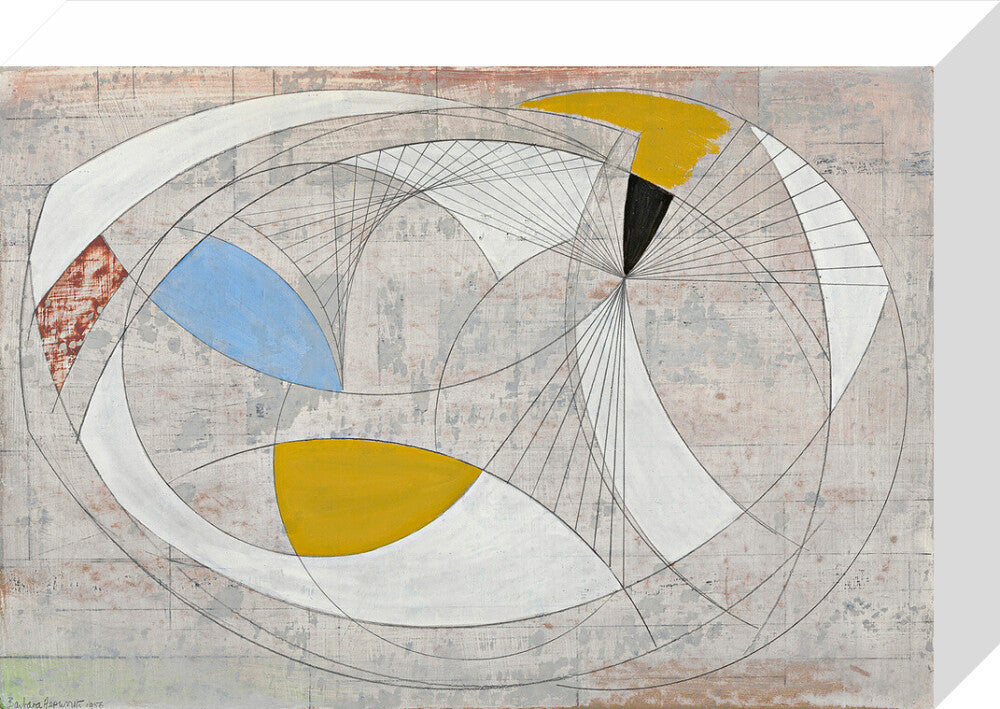 Oval Form (stretched canvas, small, unframed)