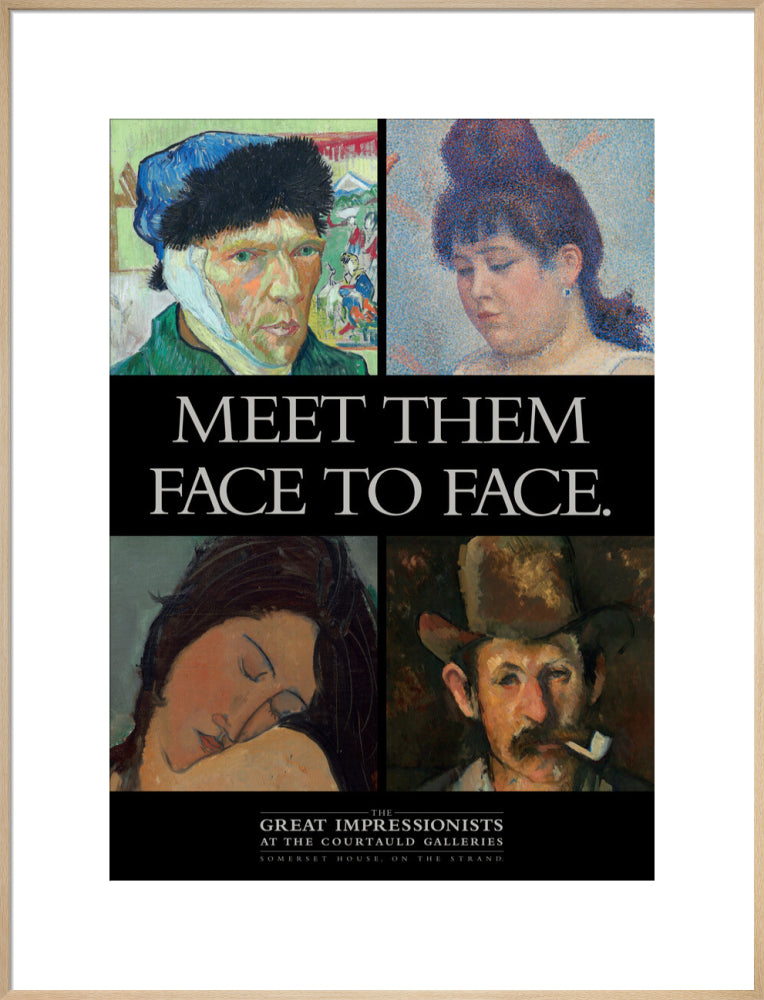 Poster for The Great Impressionists at the Courtauld Galleries c.1995 (art print, extra large, natural)