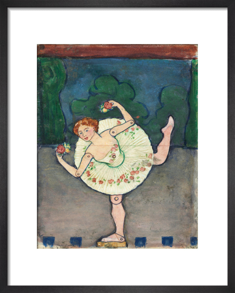 Toy design – Ballerina (art print, small, black)