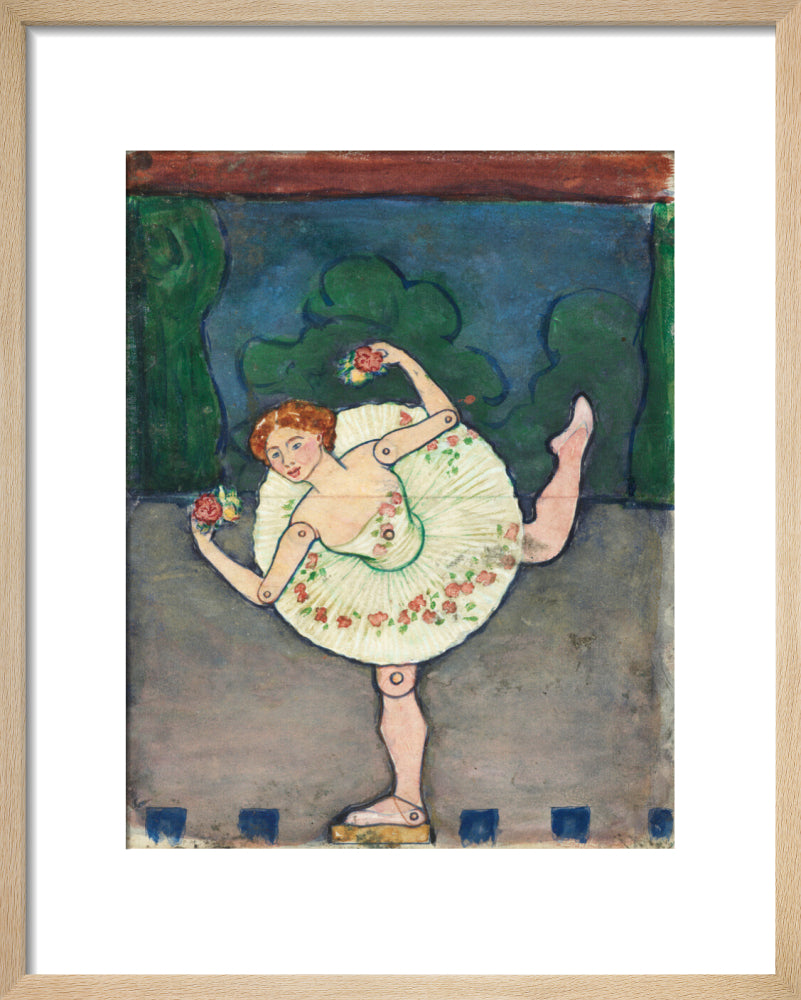 Toy design – Ballerina (art print, small, natural)