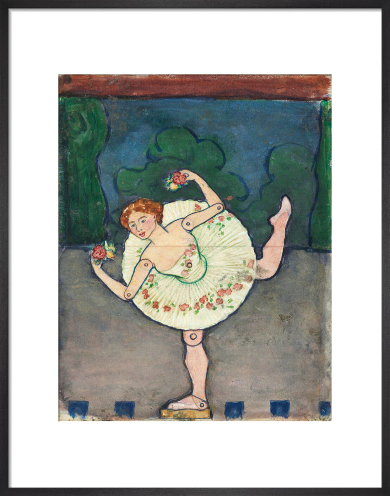 Toy design – Ballerina (art print, medium, black)
