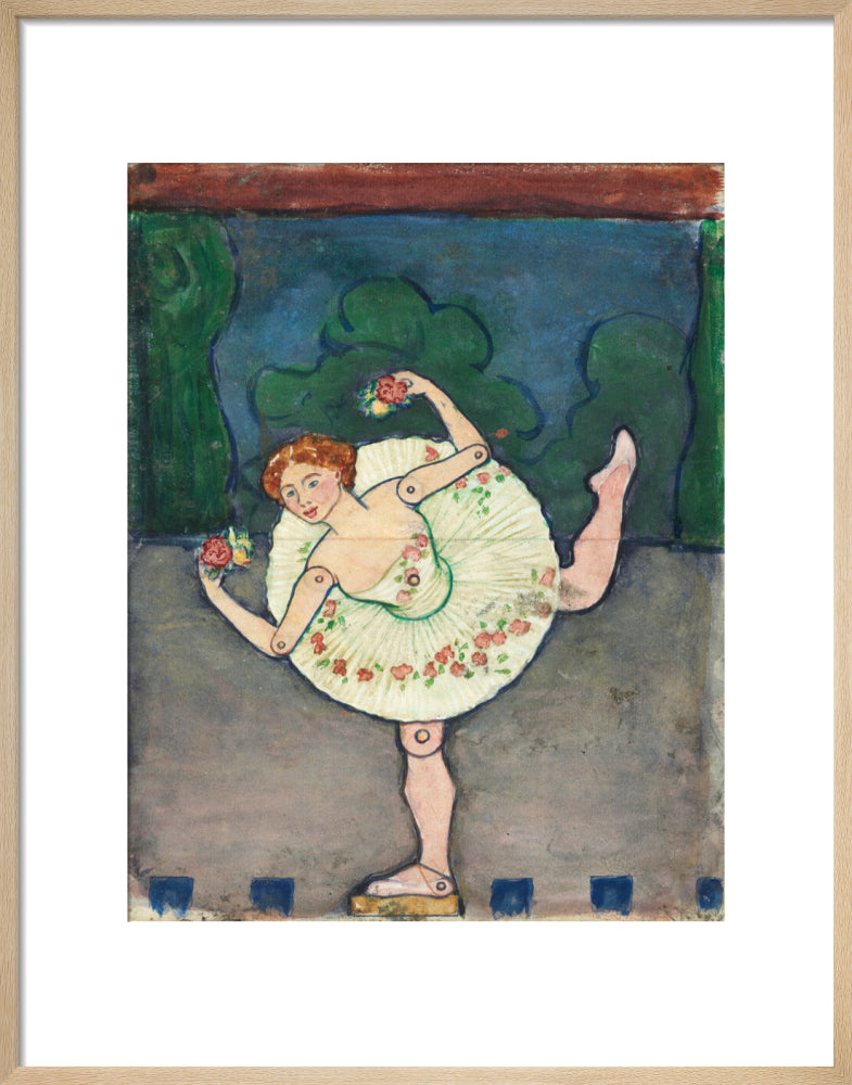 Toy design – Ballerina (art print, medium, natural)