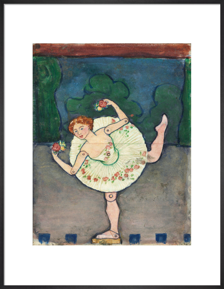 Toy design – Ballerina (art print, large, black)