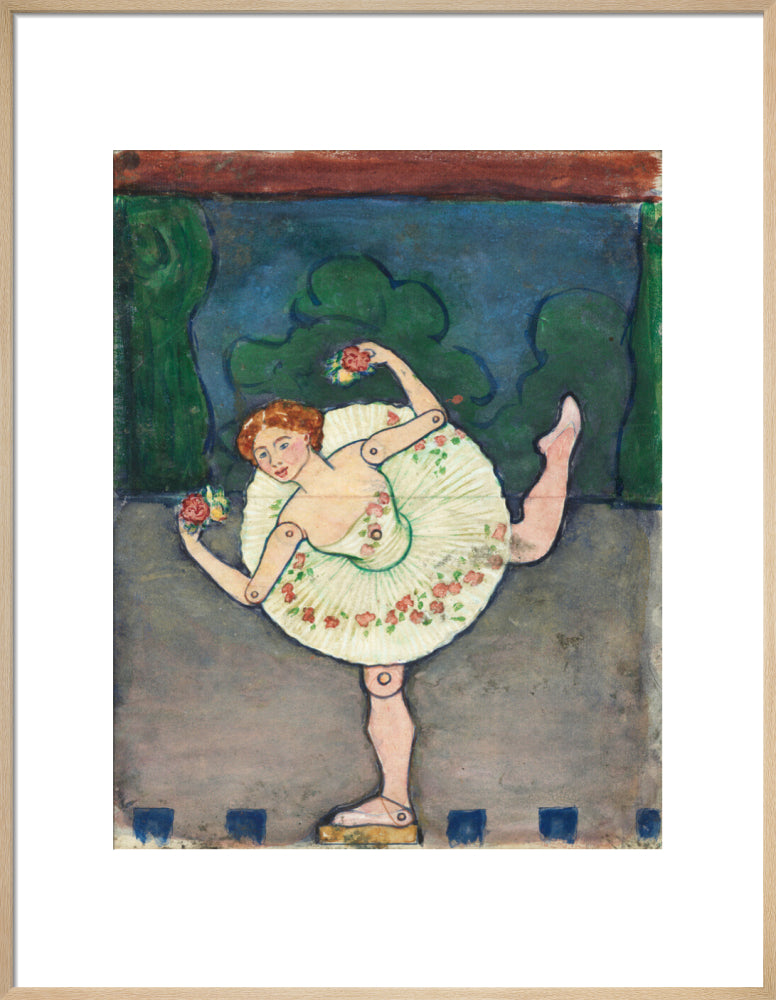Toy design – Ballerina (art print, large, natural)