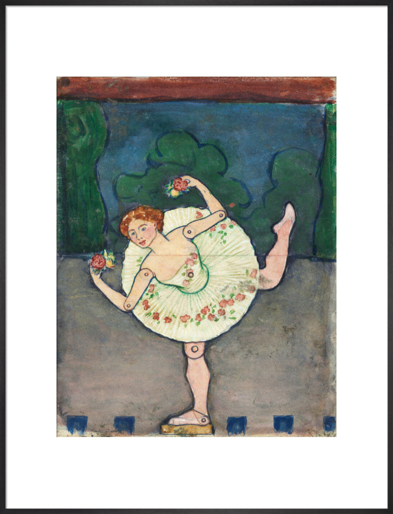 Toy design – Ballerina (art print, extra large, black)