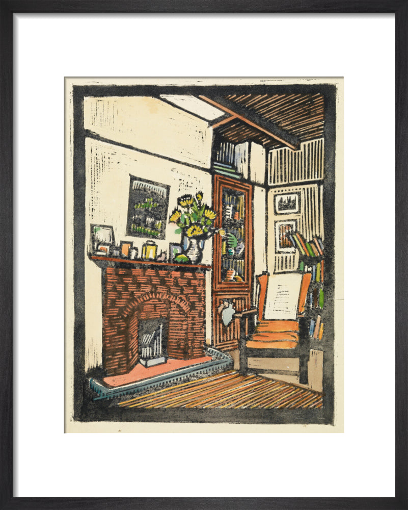 Miss Cashmore''s Office (art print, small, black)
