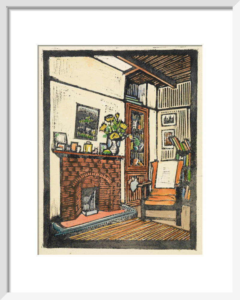 Miss Cashmore''s Office (art print, small, white)