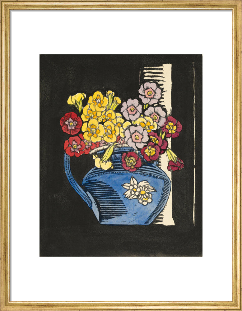 Polyanthus (art print, medium, gold)