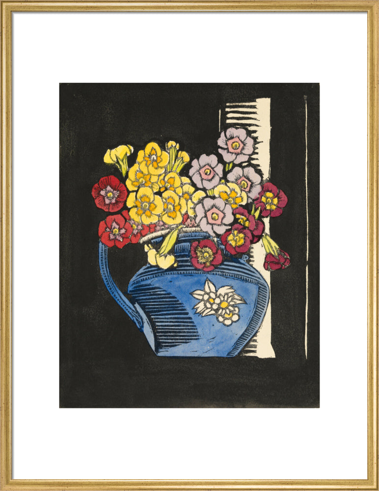 Polyanthus (art print, large, gold)