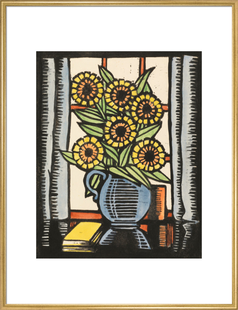 Marigolds (art print, extra large, gold)