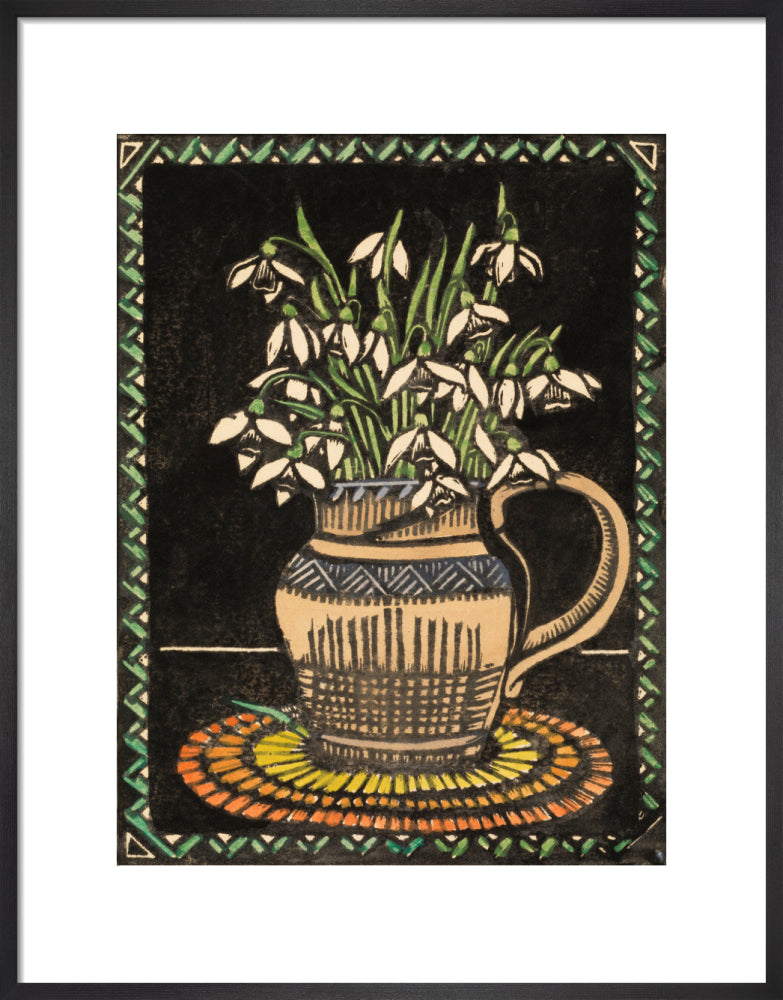 Snowdrops (art print, medium, black)