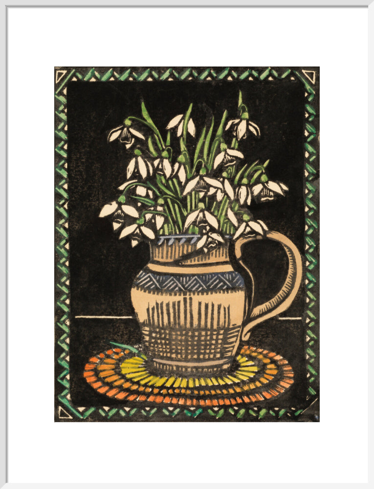 Snowdrops (art print, large, white)
