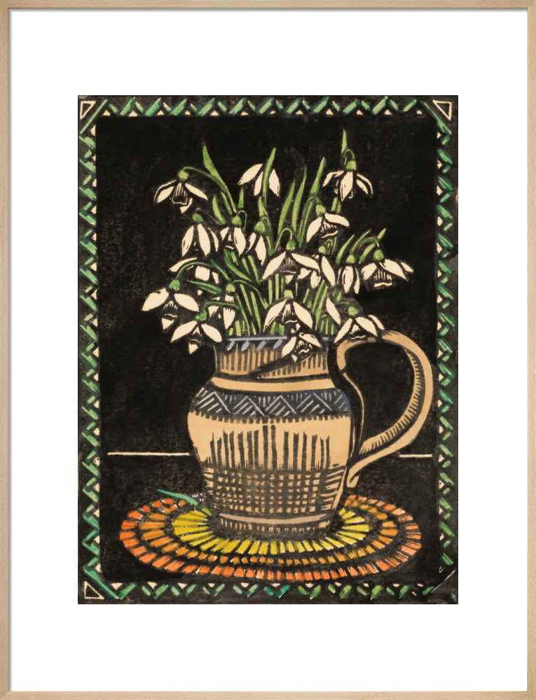 Snowdrops (art print, large, natural)