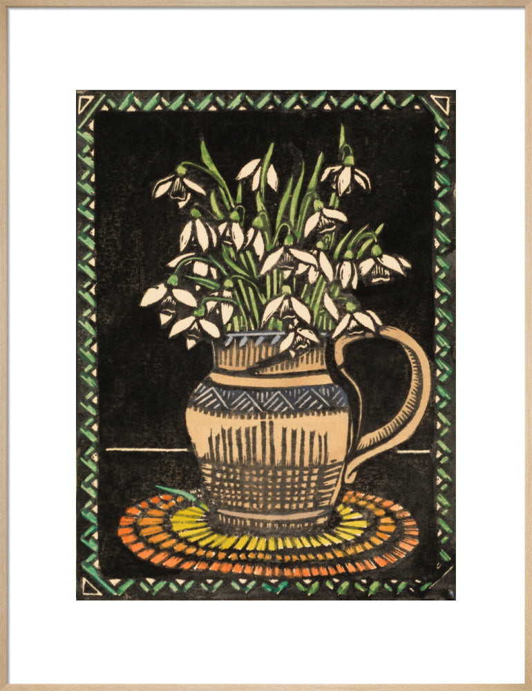 Snowdrops (art print, extra large, natural)