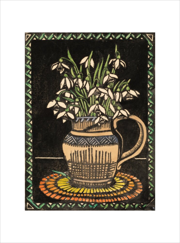 Snowdrops (art print, extra large, unframed)