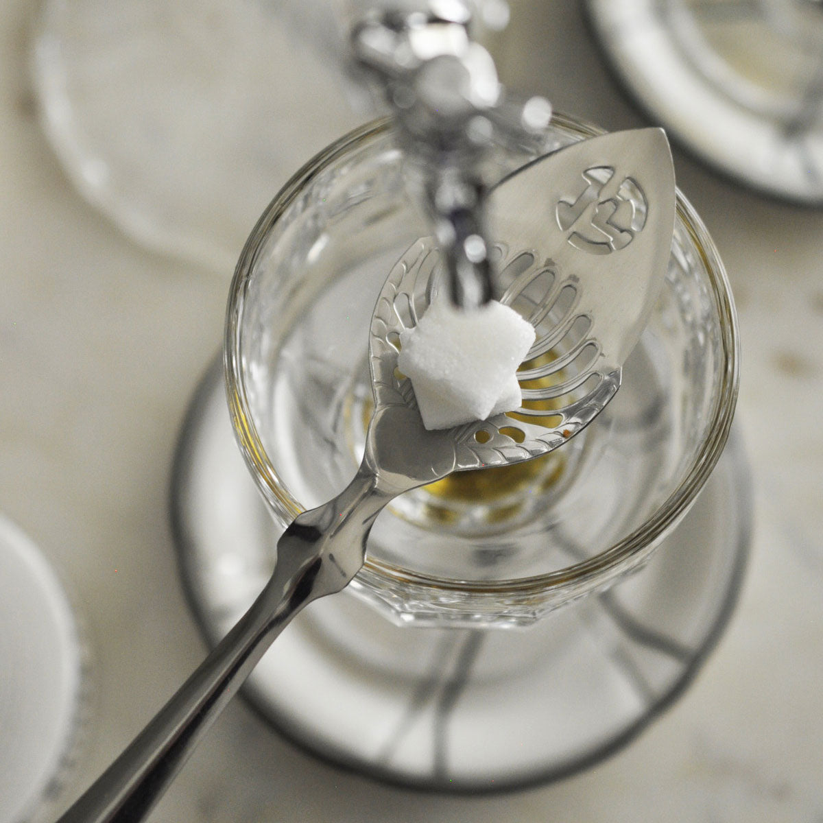 Absinthe Spoon Toulouse Lautrec Silver