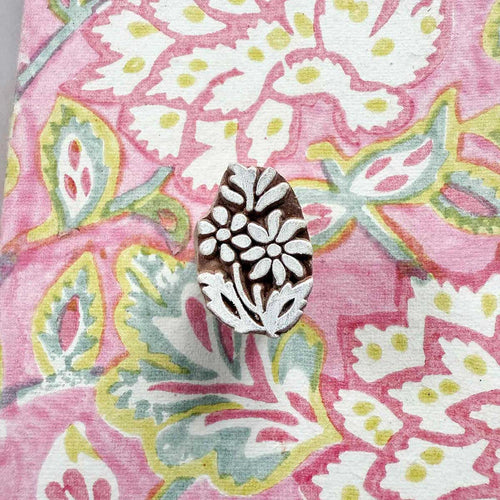 Indian Wood Block Stamp Inaya