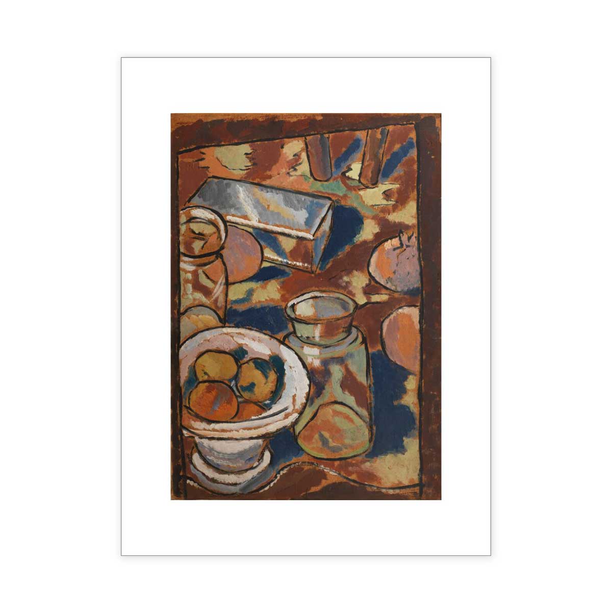 Still Life with Glass Jar and Silver Box