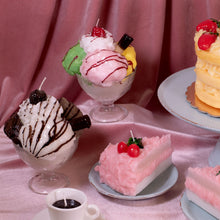 Load image into Gallery viewer, Candle Ice cream sundae
