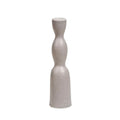 Candleholder Tall Wave Dark Grey