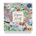 A 1000 piece jigsaw puzzle depicting a collage of scenes and characters related to Virginia Woolf's life and work.