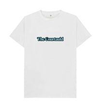 Load image into Gallery viewer, White Courtauld Blue Logo T-Shirt
